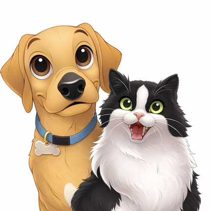 Cuadro Personalizado de Mascota con Luz LED